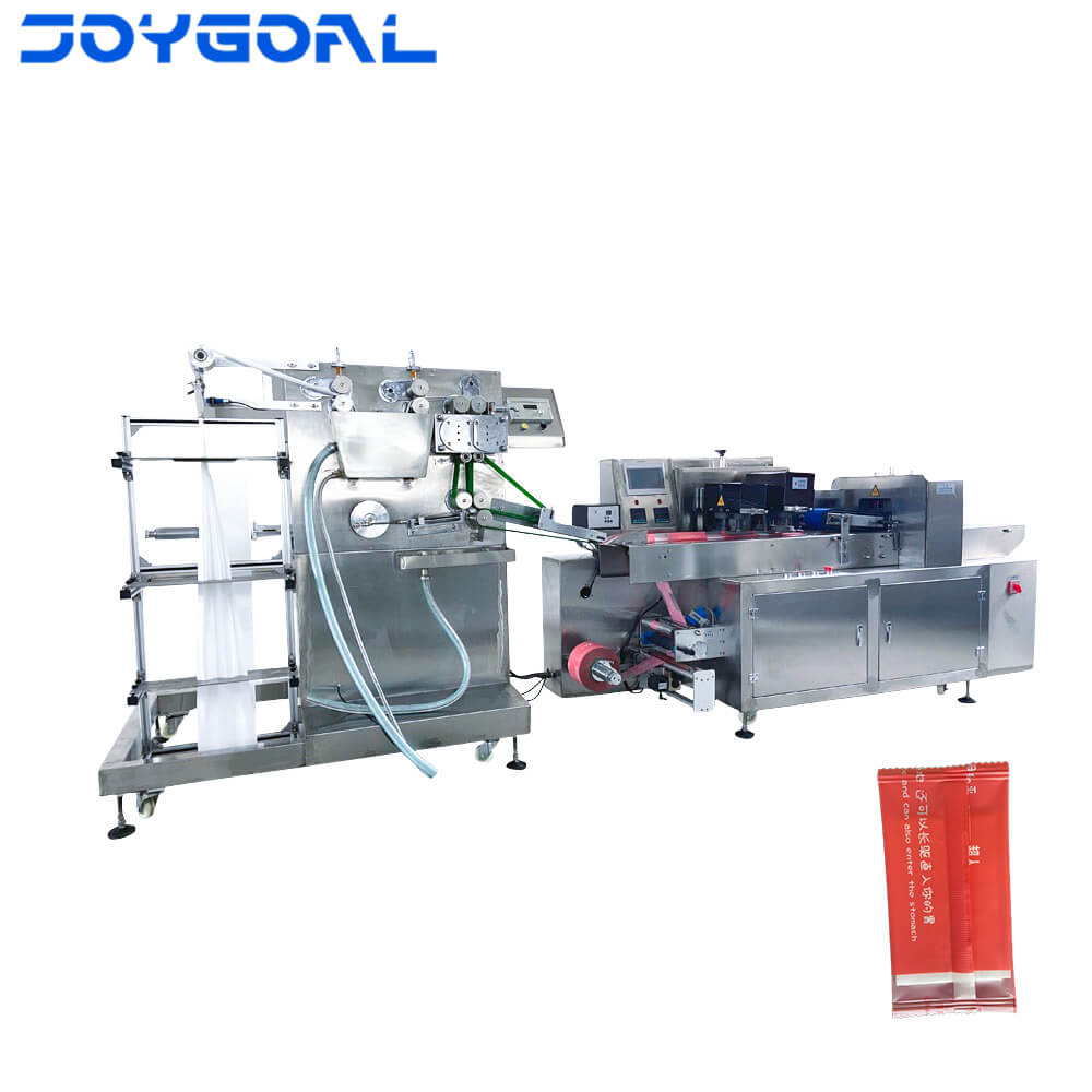 Automatic single sachet wet wipe machine spunlace nonwoven fabric wet wipes machine