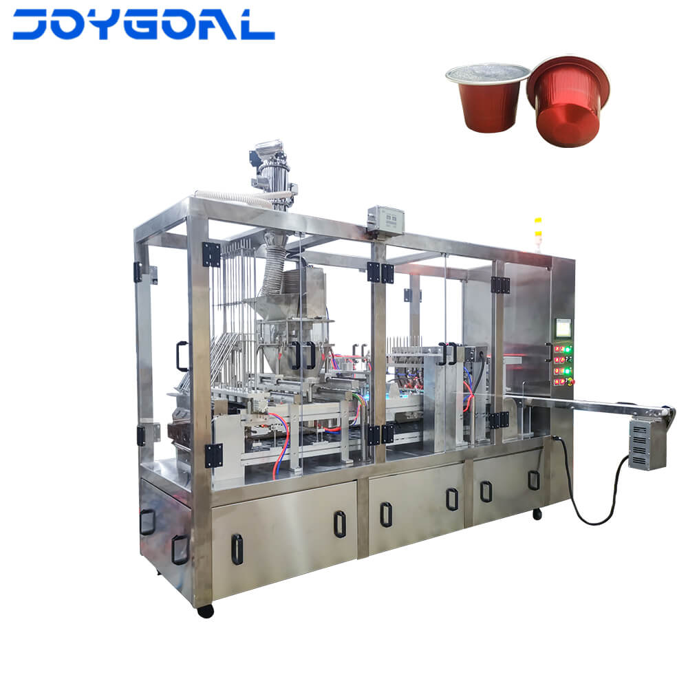 全自動雀巢鋁杯三頓半咖啡粉末咖啡膠囊灌裝封口機